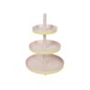 Etagere metaal 3-laags Ø25xh35cm | Merkloos