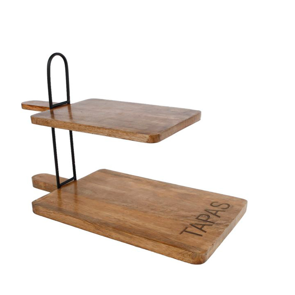 Etagere tapas hout/metaal |