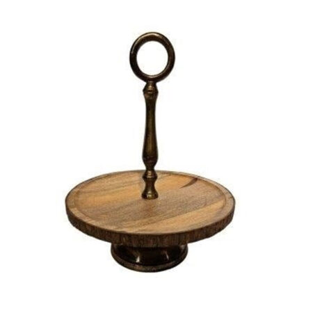 Etagerge 1 laag Antique brass glans | Mansion
