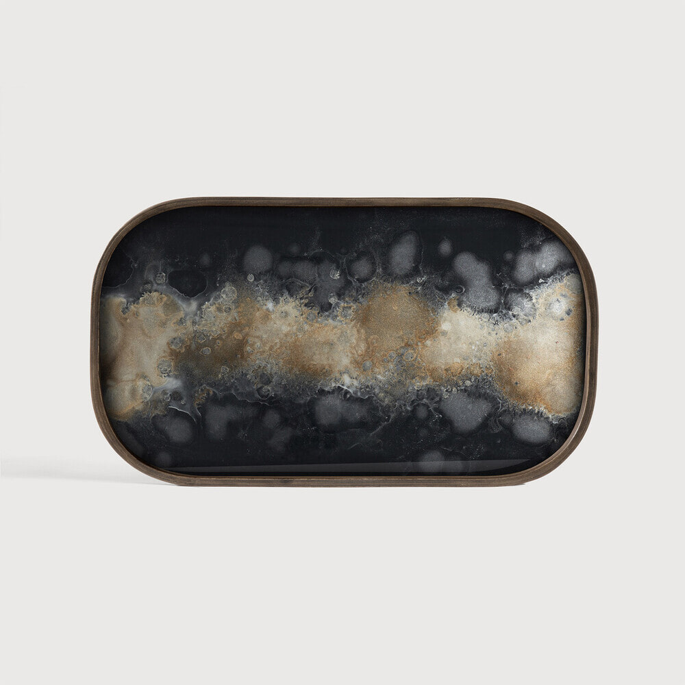 Ethnicraft Dienblad Organic 42 x 24cm - Zwart | Ethnicraft