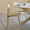 Ethnicraft Eetkamerstoel Casale Geolied Eikenhout - Naturel | Ethnicraft