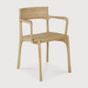 Ethnicraft Eetkamerstoel PI Geolied Eikenhout - Naturel | Ethnicraft