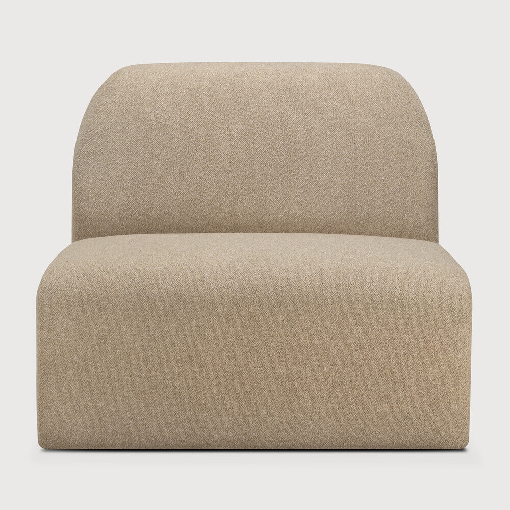Ethnicraft Modulaire Bank Bulky 1-zits - Almond | Ethnicraft