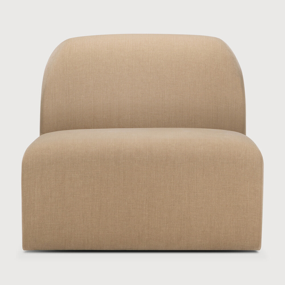 Ethnicraft Modulaire Bank Bulky 1-zits - Light Sepia | Ethnicraft
