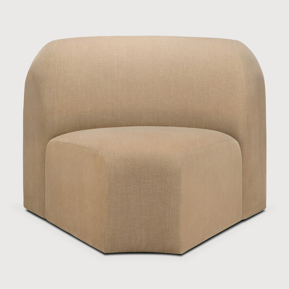 Ethnicraft Modulaire Bank Bulky Hoek 45° - Light Sepia | Ethnicraft