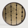 Ethnicraft Rond Dienblad 'Gilded Layers' 48cm | Ethnicraft