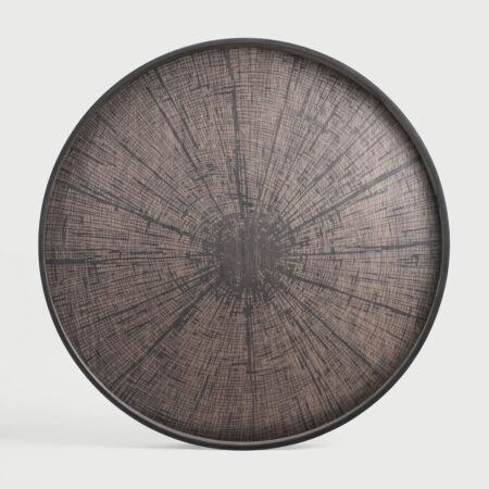 Ethnicraft Rond Dienblad Slice 92cm - Zwart | Ethnicraft