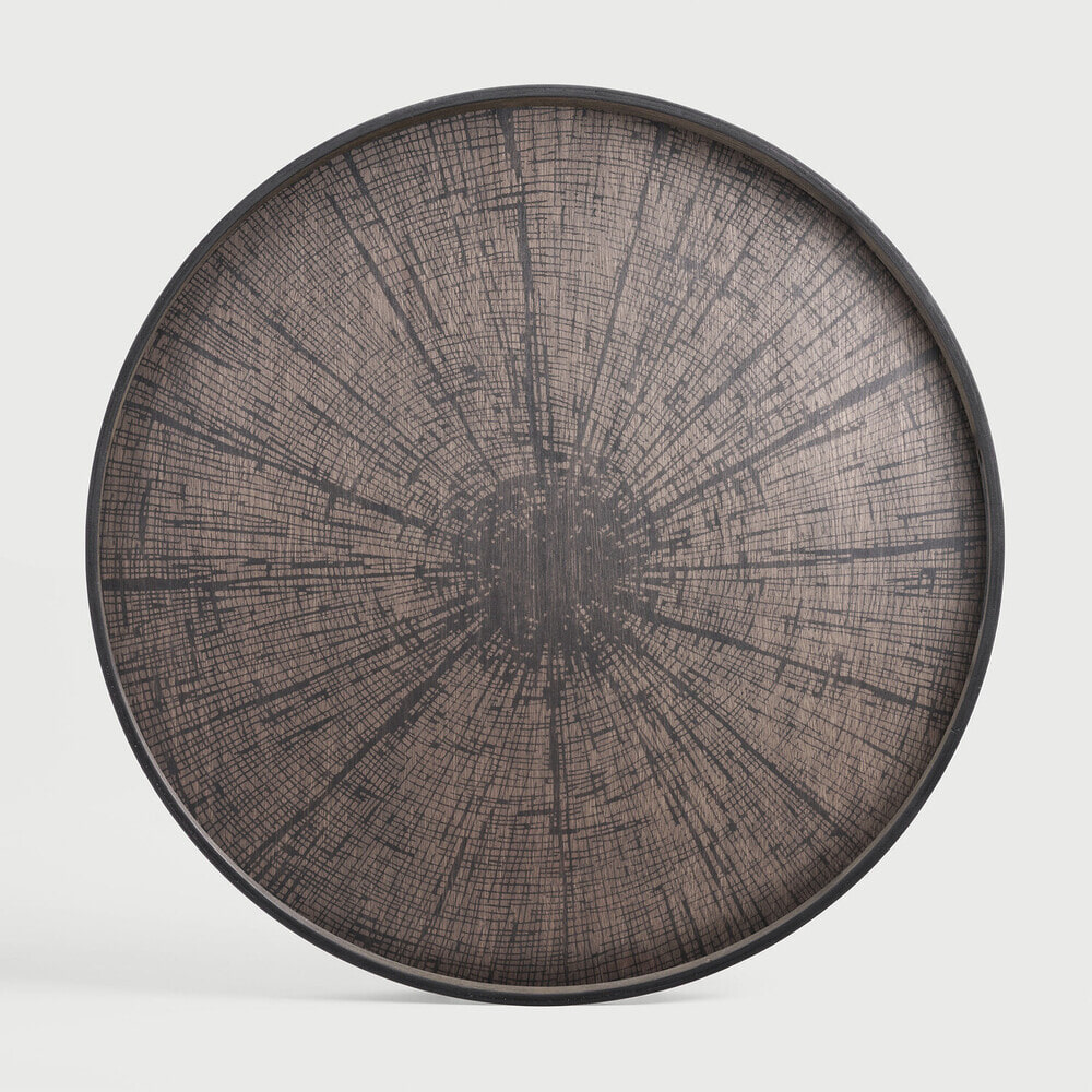 Ethnicraft Rond Dienblad Slice 92cm - Zwart | Ethnicraft
