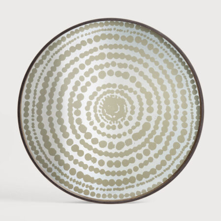 Ethnicraft Rond Dienblad Tribal Quest 61cm - Goud | Ethnicraft