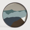 Ethnicraft Rond Dienblad Wabi Sabi 92cm - Graphite | Ethnicraft