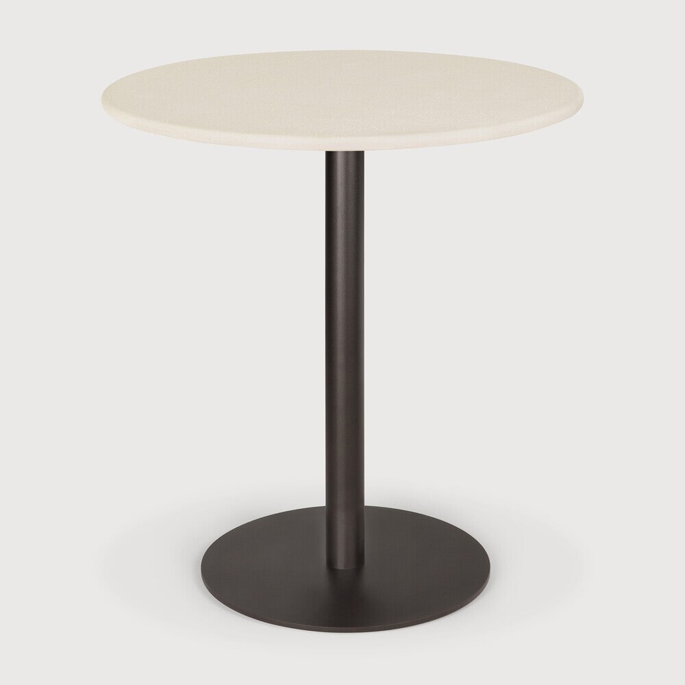 Ethnicraft Ronde Bistrotafel Blend 70cm - Off White | Ethnicraft