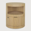 Ethnicraft Ronde Ladekast Boomerang Geolied Eikenhout - Naturel | Ethnicraft