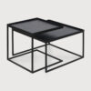 Ethnicraft Vierkante Salontafel Tray Gelakt Hout