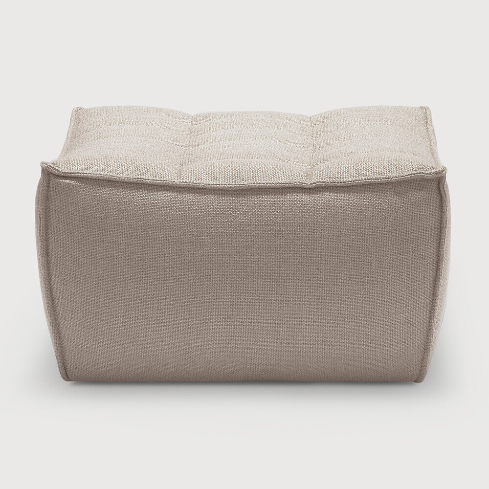 Ethnicraft Voetbank N701 UK Residentieel - Beige | Ethnicraft
