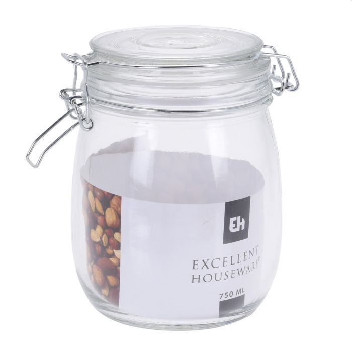 Excellent Houseware Voorraadpot Met Deksel 750Ml | Excellent Houseware