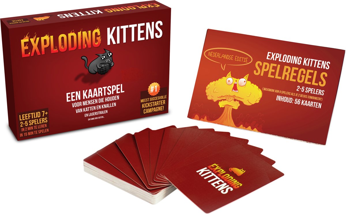 Exploding Kittens NL kaartspel | Exploding Kittens
