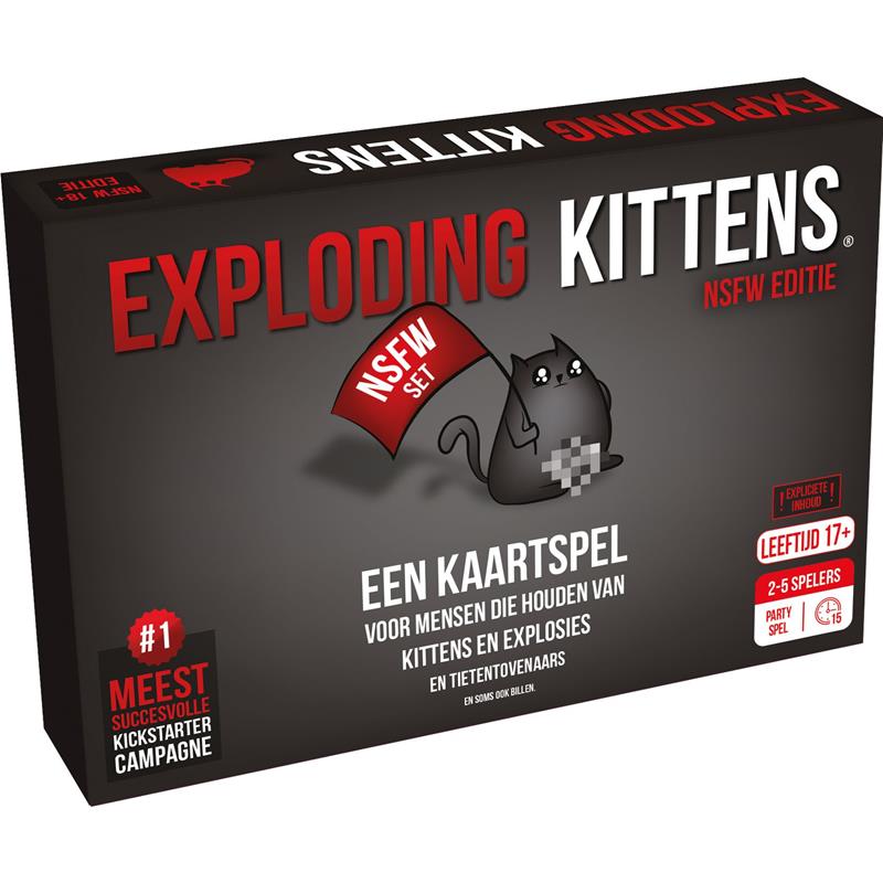 Exploding Kittens NSFW 18+ kaartspel NL | Exploding Kittens
