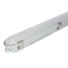 F04 LED TL armatuur met bewegingssensor 150cm - 60 Watt 7800 lumen (130lm/W) - CCT instelbare lichtkleur - Instelbare Osram Transformator - Vervangt 500W - Koppelbaar - IK08 - IP66 waterdicht | HOFTRONIC