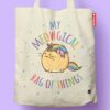 FOO Fuzzballs Totebag - My meowgical bag of things | Fuzzballs