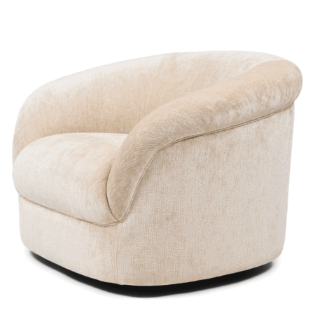 Fauteuil Cortona Swivel dove | Riviera Maison