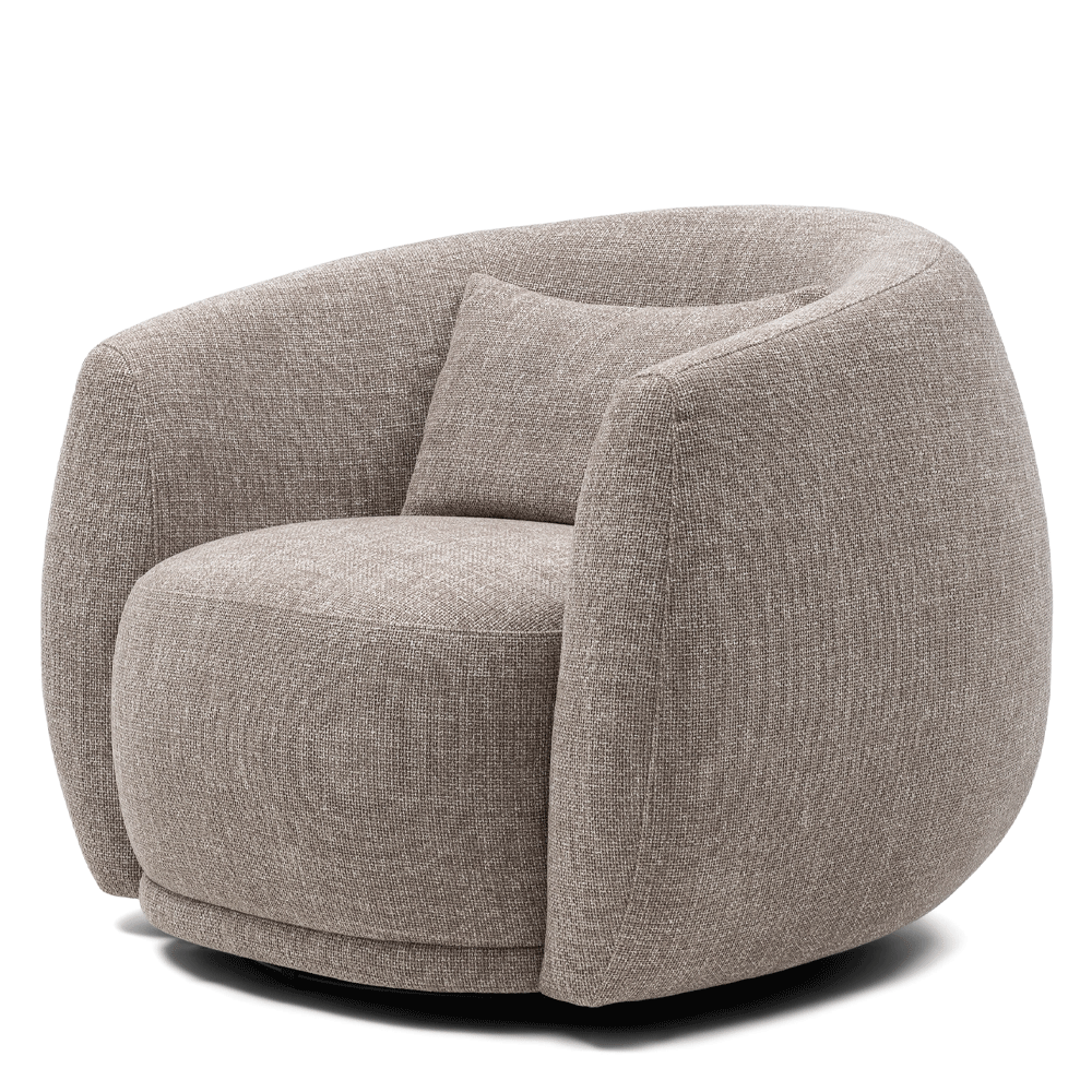 Fauteuil Leonardo Bright Taupe | Riviera Maison