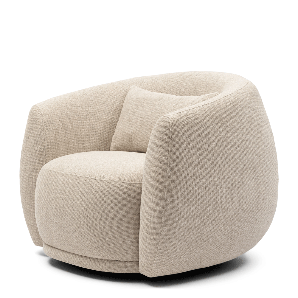 Fauteuil Leonardo Glossy flax | Riviera Maison