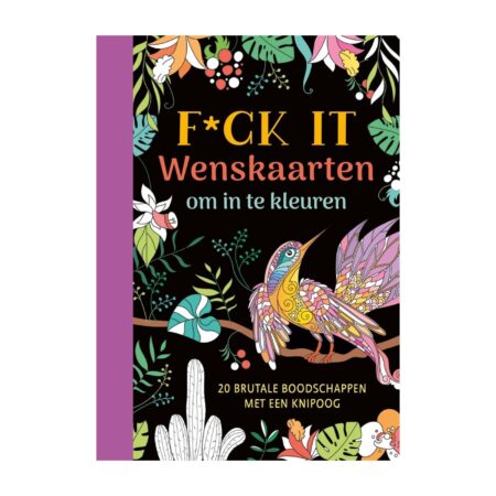 F*ck it - Wenskaarten om in te kleuren | Deltas