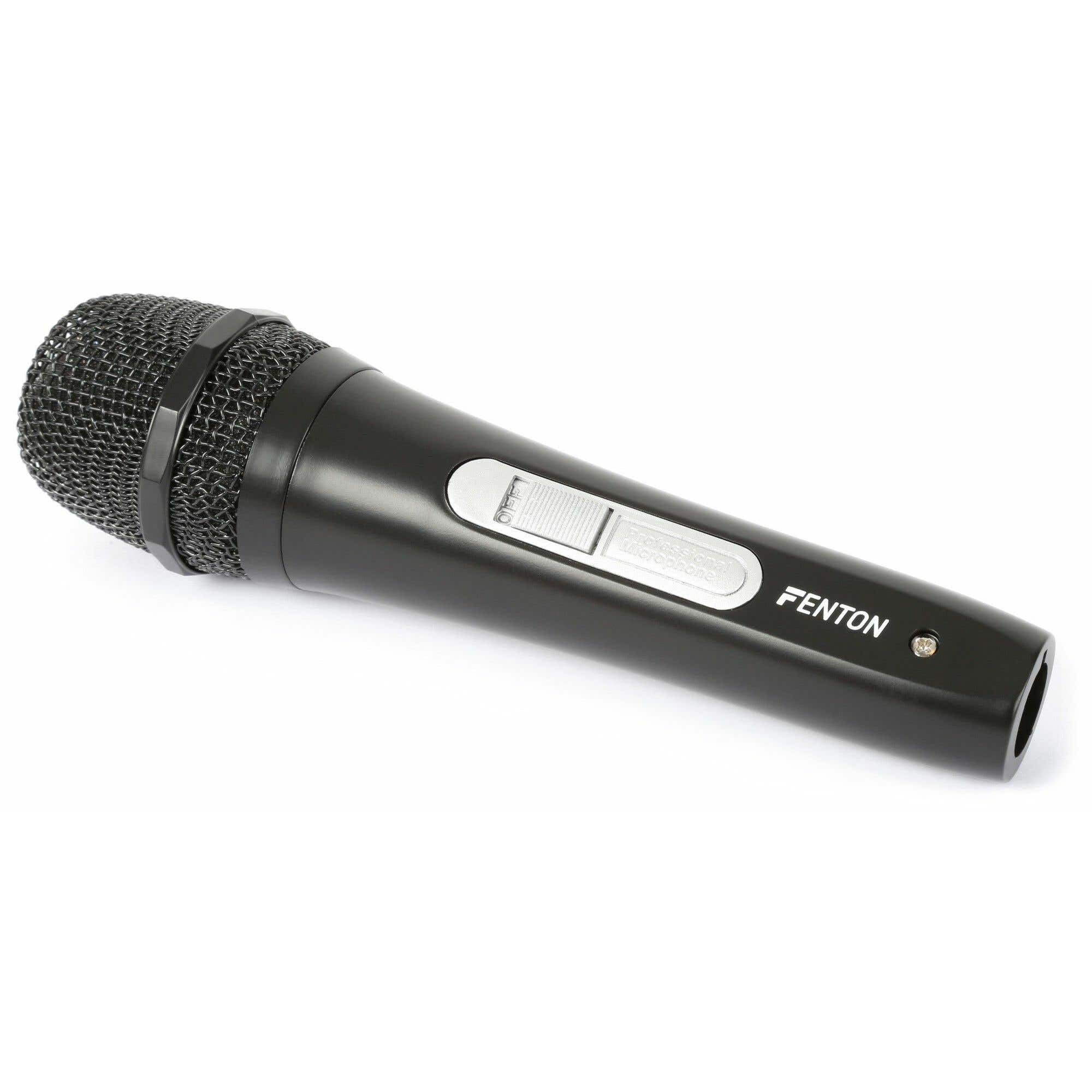 Fenton DM110 Dynamische microfoon met XLR aansluiting en kabel | Fenton