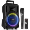 Fenton FT08LED MK2 party speaker met Bluetooth - Karaoke speaker met | Fenton