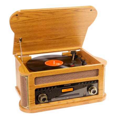 Fenton Memphis grammofoon platenspeler met Bluetooth