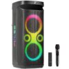 Fenton Pulse130 party speaker - Party box met LED's en oplaadbare accu | Fenton