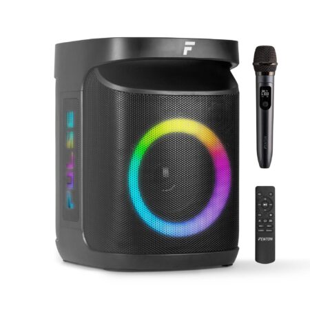 Fenton Pulse65 party speaker - Party box met LED's en oplaadbare accu | Fenton