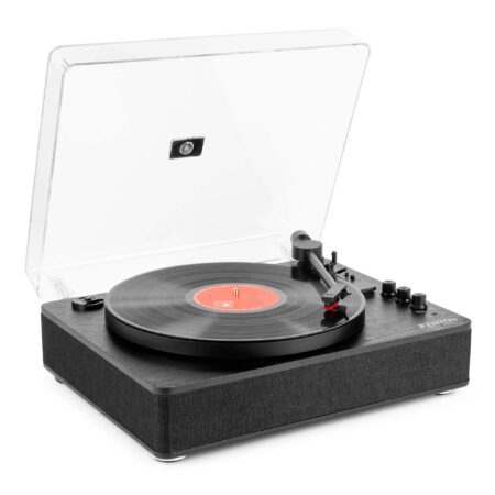 Fenton RP162B hifi retro platenspeler met Bluetooth in/out en speakers | Fenton