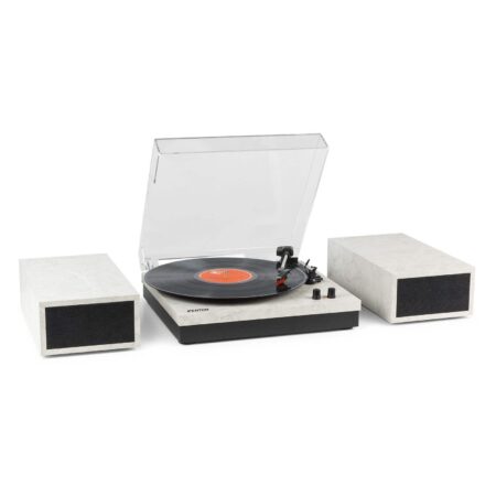 Fenton RP165M stereo platenspeler met Bluetooth en speakers - Marmer | Fenton