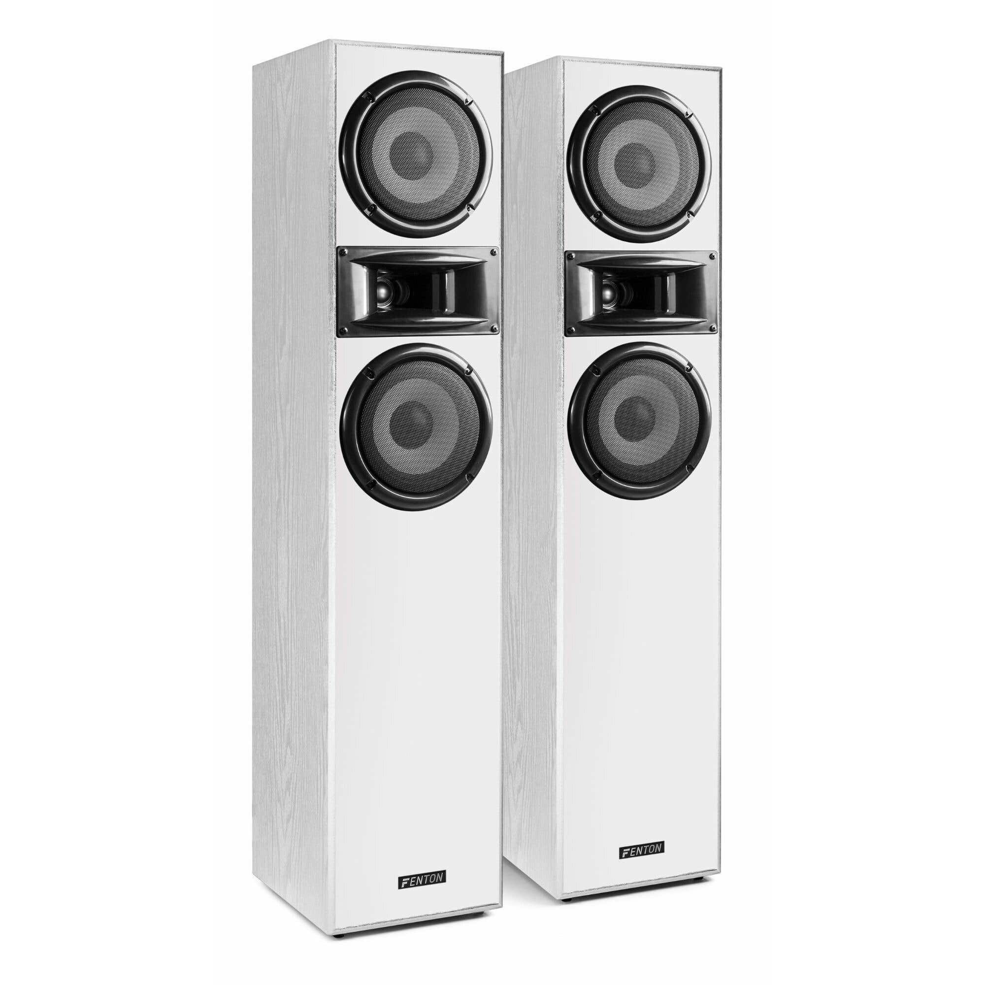 Fenton SHF700W hifi speakerset 400W - 2x 6.5" - Wit | Fenton