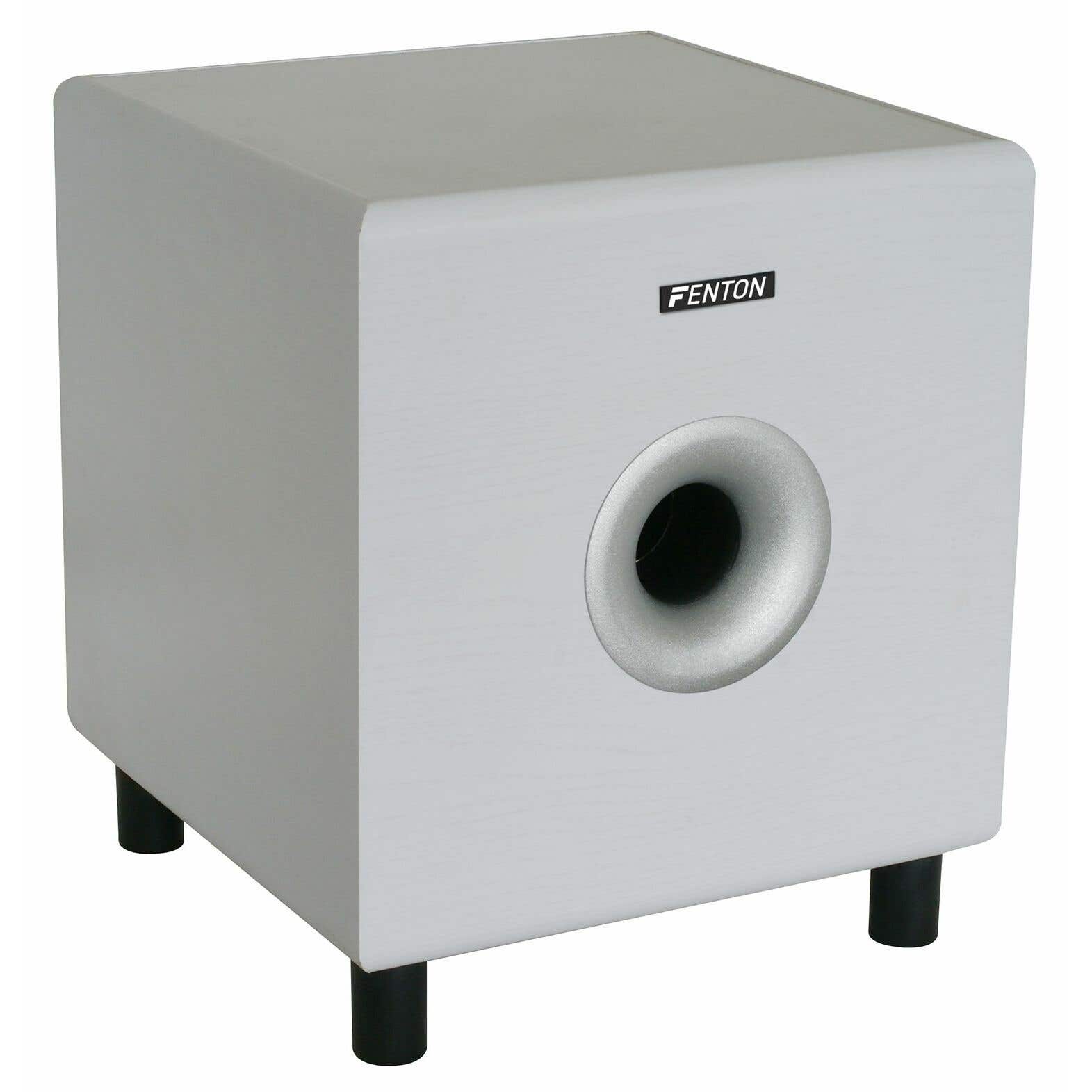 Fenton SHFS08W actieve subwoofer 8" voor home cinema - Wit | Fenton