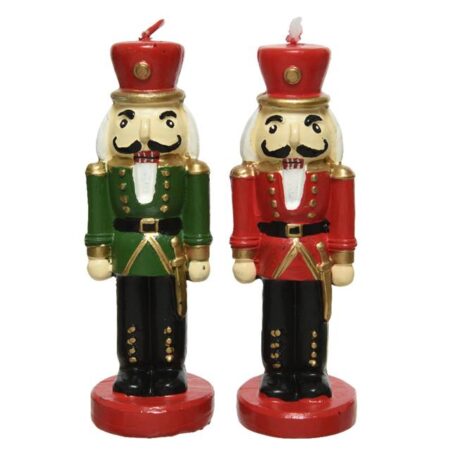 Figuurkaars notenkraker 14.7cm | Decoris