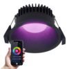 Finn smart inbouwspot - IP44 waterdicht - 10 Watt 630lm - Wifi + Bluetooth - RGBWW - Google Home