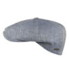 Flatcap Duco Linnen visgraat Navy | Hatland
