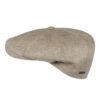 Flatcap Duco Linnen visgraat beige | Hatland