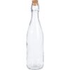 Fles glas met kurk 500ml transparant | Excellent Houseware