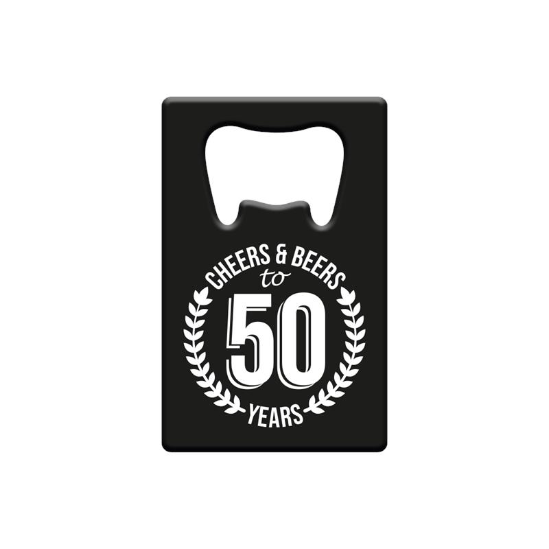 Flesopener metaal - 50 jaar | Paperdreams