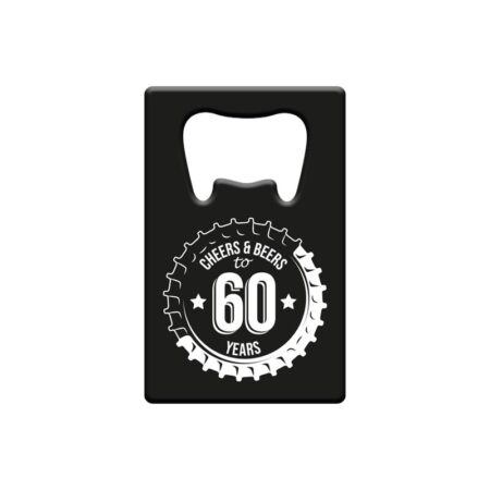 Flesopener metaal - 60 jaar | Paperdreams