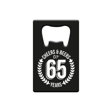 Flesopener metaal - 65 jaar | Paperdreams