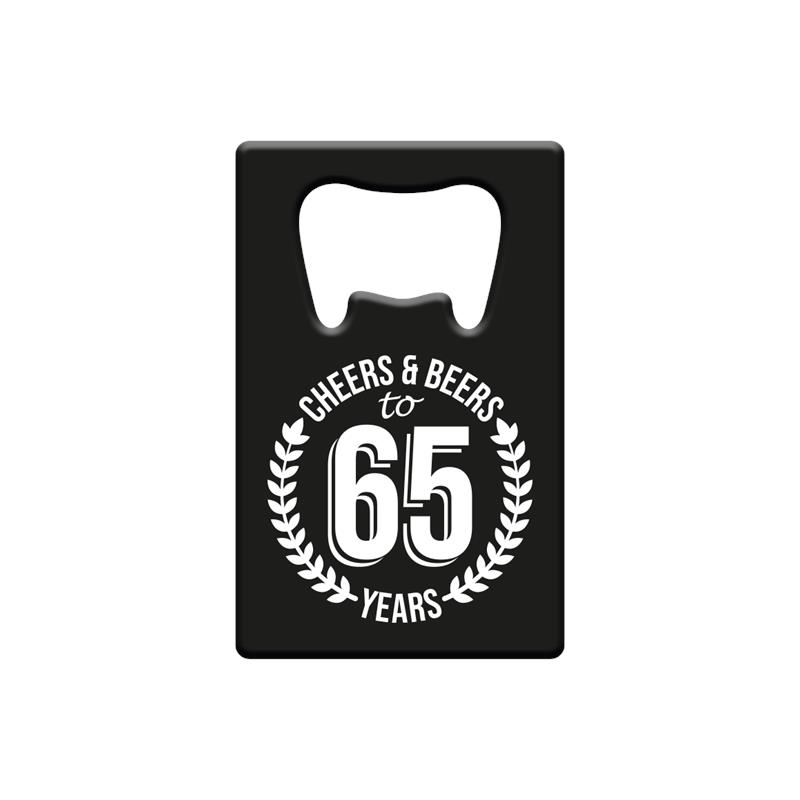 Flesopener metaal - 65 jaar | Paperdreams