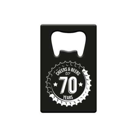 Flesopener metaal - 70 jaar | Paperdreams