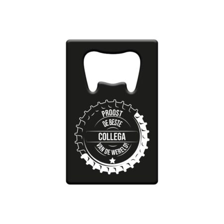 Flesopener metaal - Beste collega | Paperdreams