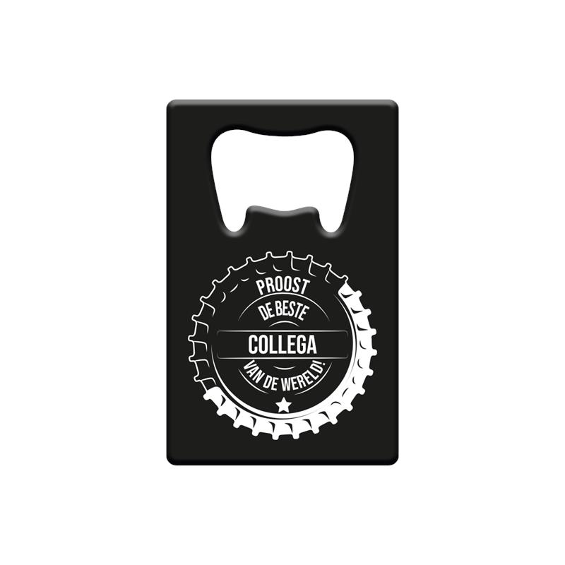 Flesopener metaal - Beste collega | Paperdreams