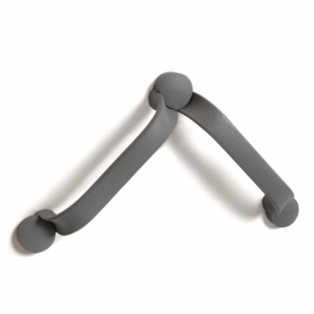 Flex wandbeugel - schroefmontage | Maak een keuze : Grijs 60 cm (2x 30 cm) | Etac | Etac