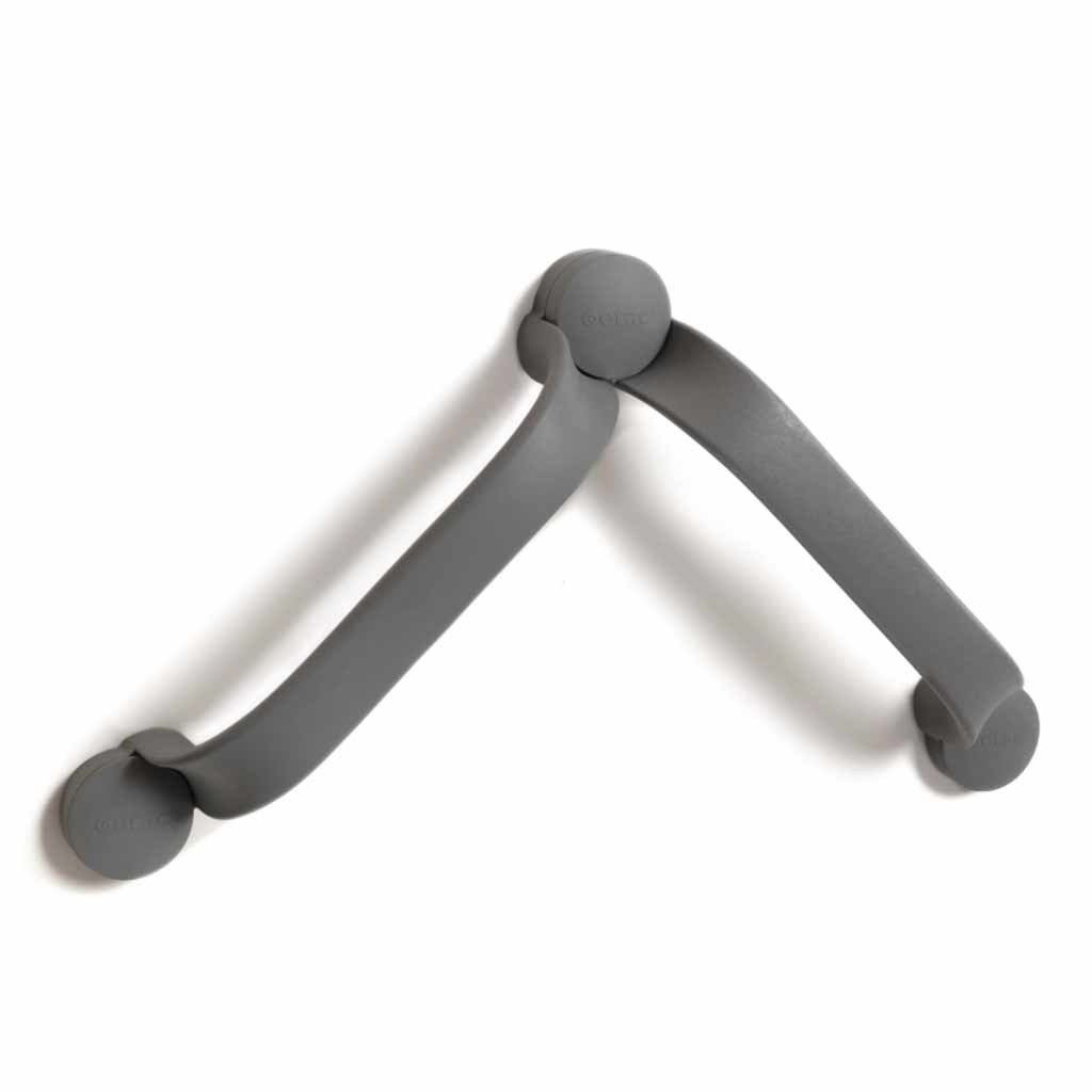 Flex wandbeugel - schroefmontage | Maak een keuze : Grijs 60 cm (2x 30 cm) | Etac | Etac